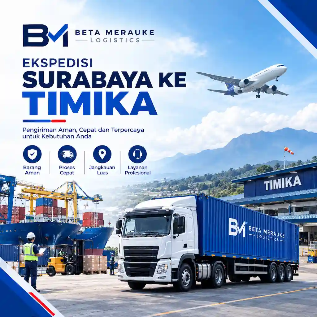 Ekspedisi Surabaya Timika